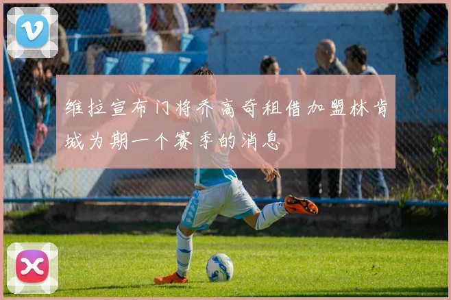 维拉宣布门将乔高奇租借加盟林肯城为期一个赛季的消息