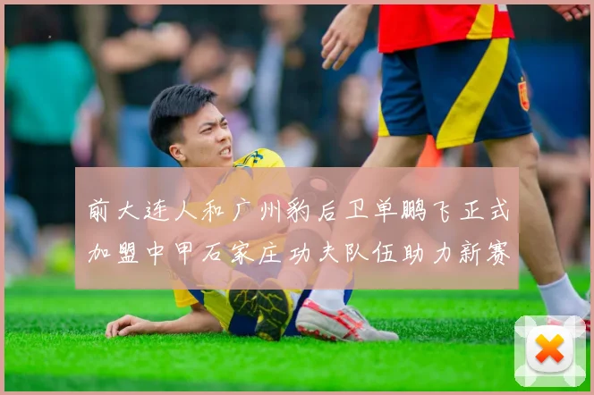 前大连人和广州豹后卫单鹏飞正式加盟中甲石家庄功夫队伍助力新赛季